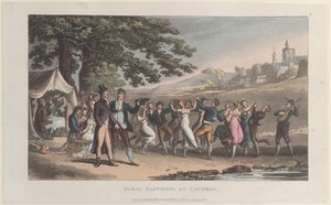 Rural Happiness at Caverac, z Journal of Sentimental Travels in the Southern Provinces..., 1821. od Thomas Rowlandson