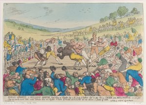 Venkovské sporty, A Milling Match, 29. září 1811, 29. září 1811. od Thomas Rowlandson