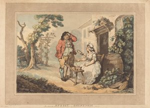 Rustikální námluvy od Thomas Rowlandson