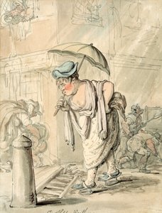 Smutné nedbalé počasí od Thomas Rowlandson