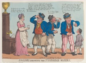 Sailors Drinking the Tunbridge Waters, 1. března 1815, 1. března 1815. od Thomas Rowlandson