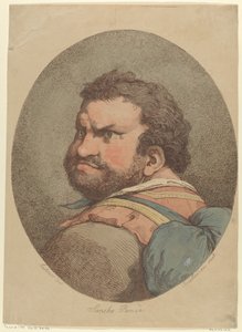 Sancho Panza, od Dona Quijota, ca. 1776, ca. 1776. od Thomas Rowlandson