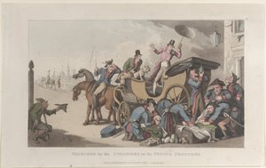 Vyhledáno Douaniery na francouzských hranicích, z Journal of Sentimental Travels v..., 1821. od Thomas Rowlandson