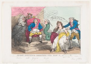 Tajný vliv režie The New P-l-t [Parlament], 18. května 1784., 18. května 1784. od Thomas Rowlandson