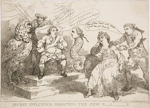 Tajný vliv řídit nový P-l-t od Thomas Rowlandson