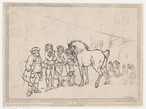 Prodej koně, 1. prosince 1791, 1. prosince 1791. od Thomas Rowlandson