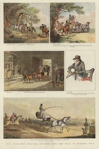 Série jezdeckých ilustrací od Thomas Rowlandson