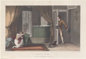 Sprchová koupel, z Poetical Sketches of Scarborough, 1813., 1813. od Thomas Rowlandson