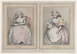 Svobodný a ženatý, 1. prosince 1791, 1. prosince 1791. od Thomas Rowlandson