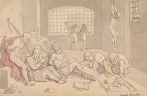 Španělská inkvizice od Thomas Rowlandson