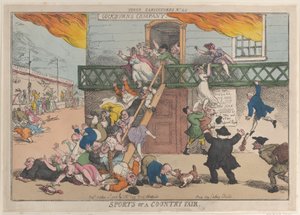 Sport na venkovském veletrhu, 5. října 1810, 5. října 1810. od Thomas Rowlandson
