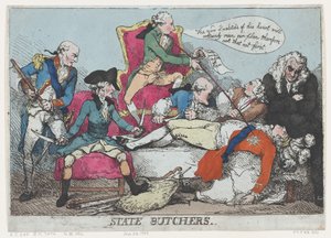 Státní řezníci, 28. ledna 1789., 28. ledna 1789. od Thomas Rowlandson