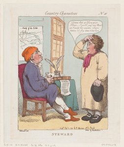 Steward, 10. září 1799, 10. září 1799. od Thomas Rowlandson