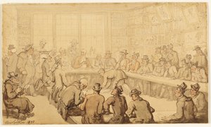 Studie pro Dr. Syntax na aukci knih od Thomas Rowlandson