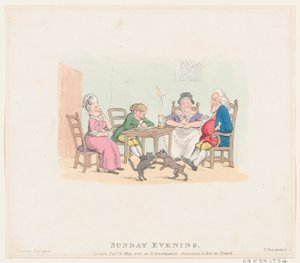 Nedělní večer, 21. května 1803, 21. května 1803. od Thomas Rowlandson