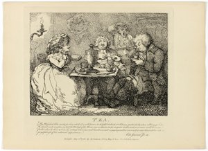 Čaj z Boswellovy cesty po Hebridách od Thomas Rowlandson