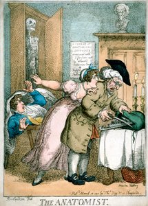 Anatom, 1811 od Thomas Rowlandson