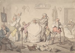 Holičství, 1785-1805. od Thomas Rowlandson