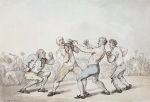 Boxerský zápas, od Thomas Rowlandson