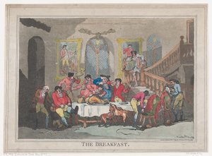Snídaně, 1. února 1789, 1. února 1789. od Thomas Rowlandson