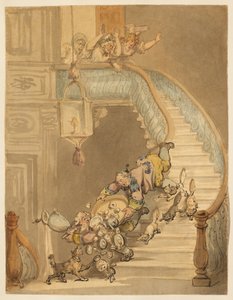 Kočičí katastrofa aneb zkáza starého porcelánu mé babičky od Thomas Rowlandson