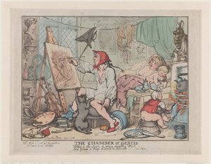 Komora génia, 2. dubna 1812, 2. dubna 1812. od Thomas Rowlandson