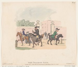 College Gate, 1. května 1803, 1. května 1803. od Thomas Rowlandson