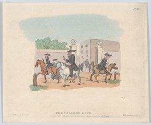 College Gate, 1. května 1803, 1. května 1803. od Thomas Rowlandson
