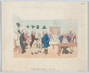 Country Club, 7. dubna 1803, 7. dubna 1803. od Thomas Rowlandson