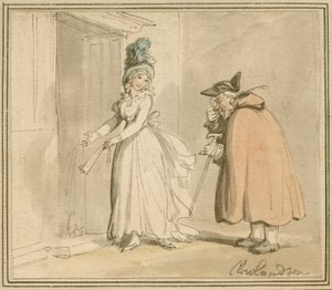 Kurtizána od Thomas Rowlandson