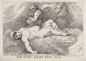 The Covent Garden Night Mare, 20. dubna 1784, 20. dubna 1784. od Thomas Rowlandson