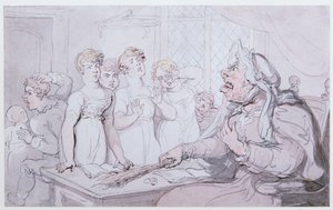 Krutá paní od Thomas Rowlandson