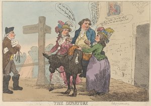 Odjezd od Thomas Rowlandson