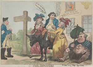 Odjezd od Thomas Rowlandson