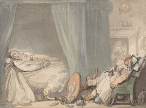 Opilá zdravotní sestra od Thomas Rowlandson