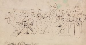 Porážka vévodkyně z Gordonu od Thomas Rowlandson