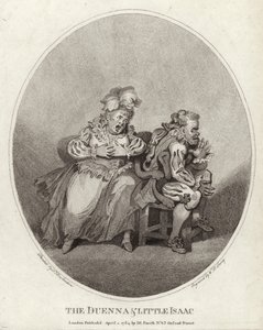 Duena a Malý Isaac od Thomas Rowlandson