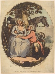 Zamilovaný sportovec od Thomas Rowlandson