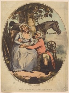 Zamilovaný sportovec od Thomas Rowlandson
