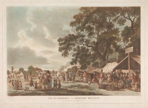 Tábor v Hyde Parku od Thomas Rowlandson