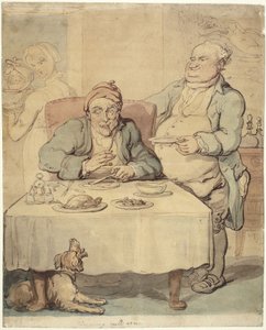 The Epicure; Opět okouzlující od Thomas Rowlandson