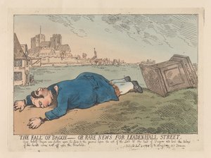 Pád Dagona aneb Neobvyklé zprávy z Leadenhall Street od Thomas Rowlandson