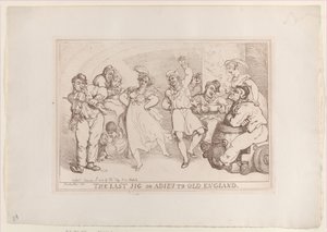 The Last Jig or Adieu to Old England, 20. ledna 1818., 20. ledna 1818. od Thomas Rowlandson