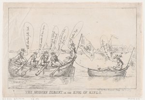 Moderní Egbert, aneb Král králů, 8. ledna 1789, 8. ledna 1789. od Thomas Rowlandson