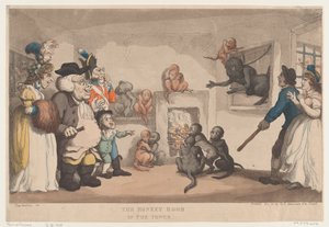 Opičí místnost ve věži, 20. prosince 1799, 20. prosince 1799. od Thomas Rowlandson