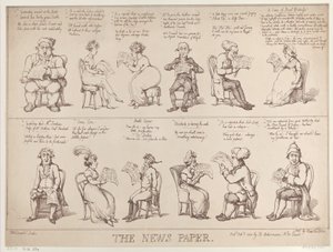 The News Paper, 1. října 1808, 1. října 1808. od Thomas Rowlandson
