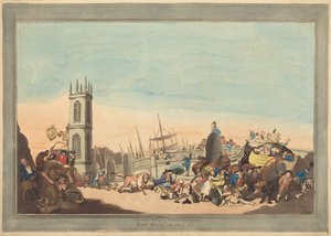 Vůl Overdrove od Thomas Rowlandson
