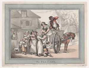 Vozík hrachu, 16. dubna 1788, 16. dubna 1788. od Thomas Rowlandson