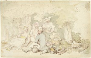 Piknik od Thomas Rowlandson