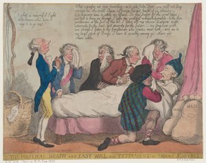 The Political Death and Last Will and Testament of Johnny Mac-Cree, 28. dubna 1805, 28. dubna 1805. od Thomas Rowlandson